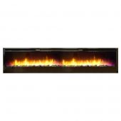 White Mountain Hearth EBL74 Nexfire 74-Inch Linear Electric Fireplace with LED Lights, Remote and Crushed Glass