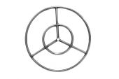 Firegear FG-FR-24S-R Stainless Steel Gas Fire Pit Burner Ring, Natural Gas, 24-inches