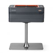 Everdure HBCE1BSUS Fusion Charcoal Grill with Pedestal and Rotisserie, 28.75-Inches