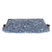 Real Fyre G45 Series Vented Glass Burner with Sapphire Fire Glass