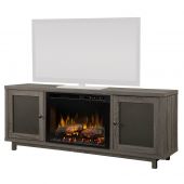 Dimplex GDS26G8-1908IM Jesse Electric Fireplace Television Stand with XHD26G Electric Firebox, Iron Mountain