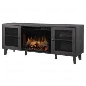 Dimplex GDS26L8-1909WI Dean Electric Fireplace Television Stand with XHD26L Electric Firebox, Wrought Iron