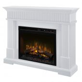 Dimplex GDS28L8-1802W Jean Electric Fireplace Mantle Package with XHD28L Electric Firebox