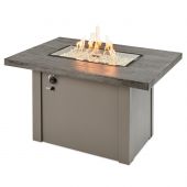 The Outdoor GreatRoom Company Havenwood Gas Fire Table, 44x32-Inches
