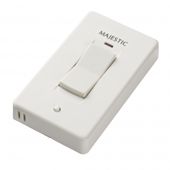 Majestic IFT-RC150-MAJ White IntelliFire Touch Wireless On/Off Wall Switch