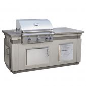 American Outdoor Grill Complete Outdoor Kitchen Island with 30-Inch Built-In Grill