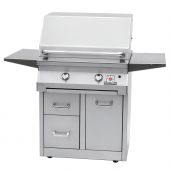 Solaire IRBQ-30 30-Inch Freestanding Grill on 3-Drawer Cart