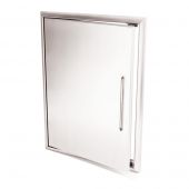 Saber K00AA2614 Stainless Steel Vertical Single Access Door with Paper Towel Holder, 19x26-Inches