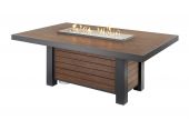 The Outdoor GreatRoom Company KW-1242-K Kenwood Gas Fire Pit Table, 80.75x50.5-Inches