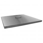 Firegear LID-S-Config Square Stainless Steel Burner Cover with Brushed Finish