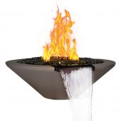 Fire by Design MGSROFB3008 Round Oblique 30-Inch GFRC Fire and Water Bowl