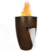 Fire by Design MGAPLRFWB2436 Legacy Round 24-Inch Fire and Water Vase