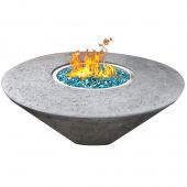 Fire by Design MGORFP4818 Round Oblique 48-Inch GFRC Fire Pit Table