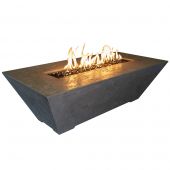 Fire by Design MGORFP603018 Rectangle Oblique 60-Inch GFRC Fire Pit Table