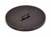 American Fireglass Fire Pit Oil Rubbed Bronze Burner Cover, Round, 22 Inch