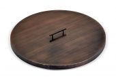 American Fireglass Fire Pit Oil Rubbed Bronze Burner Cover, Round, 28 Inch