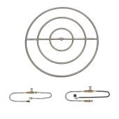 The Outdoor Plus OPT-PBRxx Round Match Light Gas Fire Pit Burner Kit