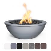 TOP Fires by The Outdoor Plus OPT-27RPCFO Sedona 27-Inch Round Powder Coated Steel Gas Fire Bowl
