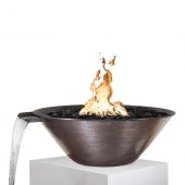 TOP Fires by The Outdoor Plus OPT-31RCFWxx Remi Copper Fire and Water Bowl