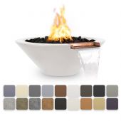 TOP Fires by The Outdoor Plus OPT-CazoFW Cazo Concrete Fire and Water Bowl
