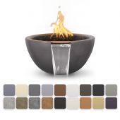 TOP Fires by The Outdoor Plus OPT-LUNFWxx Luna Concrete Fire and Water Bowl
