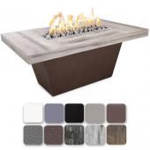TOP Fires by The Outdoor Plus OPT-TACW4830 Tacoma Linear Gas Fire Pit, 24-Inches Tall
