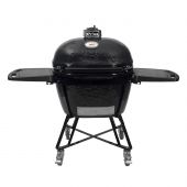 Oval XL 400 All-In-One Ceramic Smoker Grill On Cart