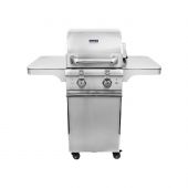 Saber R33SC0717 2-Burner Elite Freestanding Infrared Grill with Rotisserie, 20-Inches
