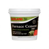 Rutland RD-65 Black Furnace Cement, 32 oz Tub