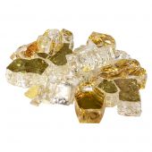 Grand Canyon RFG-10-AG 1/2-Inch Amber Gold Reflective Fire Glass, 10-Pounds