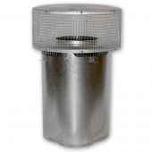 Superior Round Top Termination with Slip Section and Mesh Screen for 8-Inch Chimney (RTT-8DM)