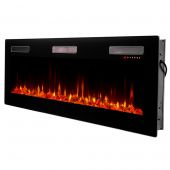 Dimplex SIL72 Sierra Series Wall Mount/Built-In Linear Electric Fireplace, 72-Inch