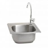 The Outdoor GreatRoom Company SINK Stainless Steel Sink with Single Faucet