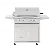 Summerset SIZ32 Sizzler Series Gas Grill On Deluxe Cart, 32-Inch