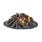Warming Trends Steel Log Set for 24-Inch Fire Pit