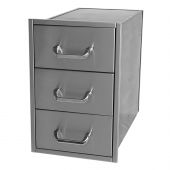 Solaire SOL-3D14D 14-Inch Extra Deep Triple Access Drawer