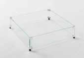 American Fyre Designs 8202-WG Square Glass Wind Guard for Comopolitan, Voro and Nest