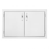 Summerset SSDD-33V Stainless Steel Vented Double Access Door, 33-Inch