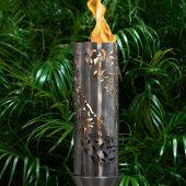 TOP Fires by The Outdoor Plus OPT-TCH25SS Tiki TopLite Torch with Stand
