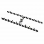 Hearth Products Controls Rectangular Stainless Steel Fire Pit H-burners