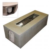 Hearth Products Controls UST70X24-36 Rectangular Fire Pit Enclosure Kit with Propane Door
