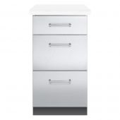 Viking VBO1830SS Stainless Steel Outdoor 3-Drawer Cabinet Base, 18-Inch 