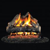 Real Fyre American Oak Designer Vented Gas Log Set, ANSI Certified