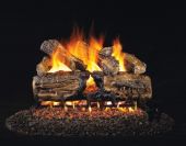 Real Fyre HCHS Burnt Split Oak Vented Gas Log Set