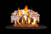 Real Fyre CHMBW Charred Mountain Birch Vented Gas Log Set