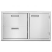 Viking VOADDR5361SS Stainless Steel 2-Drawer/1-Door Cabinet, 36-Inch 