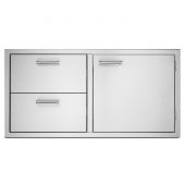 Viking VOADDR5421SS Stainless Steel 2-Drawer/1-Door Cabinet, 42-Inch 