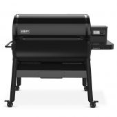 Weber SmokeFire EPX6 Freestanding Pellet Grill, Stealth Edition (WEB-23611501)