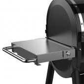 Weber Stainless Steel Folding Side Table for SmokeFire Pellet Grills (WEB-7001)