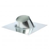 Kingsman Z58AAF 8-Inch Roof Flashing with Storm Collar (1/12 to 7/12) for 5x8-Inch Vertical Venting